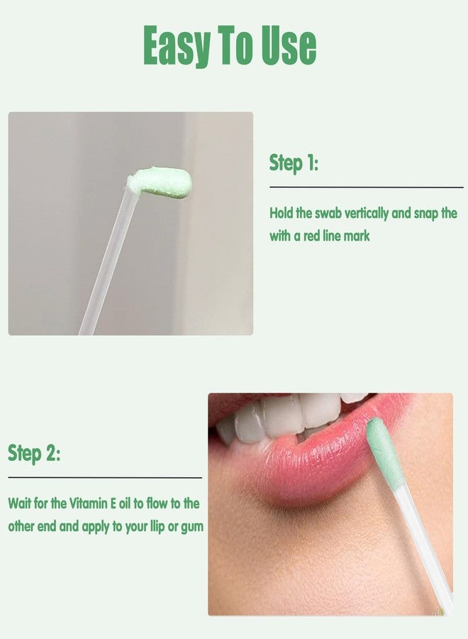Geodurn 100 Pcs Cotton Makeup Remover Swabs, Disposable Vitamin E Liquid-Filled Cotton Swabs Sticks for Eye/Lip/Eyebrow/Eyelash Makeup Correctors Removing Swabs - Image 4